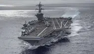 USS Abraham Lincoln Uçak Gemisi Guam'da Lojistik Desteğe Erişti