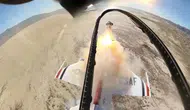Thunderbird F-16 Kazasında Pilotun Güvenli Atlayışı Görüntülendi