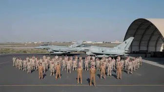 İtalyan Eurofighter, Suudi Arabistan'da Saldırıya Uğradı