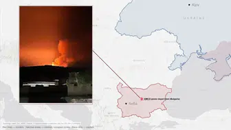 Tsareva Livada'da Mühimmat Deposunda Yangın