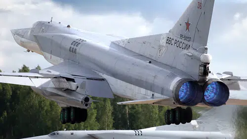Rusya'da Stratejik Bombardıman Uçağı Düştü