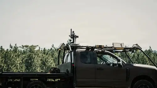 Otonom Kamyon Drone Avı İçin Test Edildi