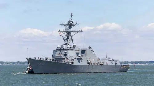 ABD Deniz Kuvvetleri, Yeni Muhribi USS Ted Stevens'ı Tanıttı