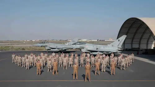 İtalyan Eurofighter, Suudi Arabistan'da Saldırıya Uğradı
