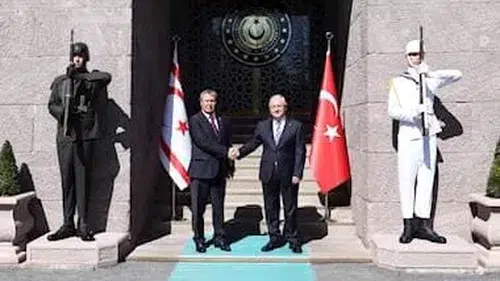 Bakan Güler, KKTC Başbakanı Üstel ile Görüştü